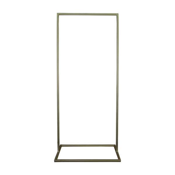 Gold display frame straight on