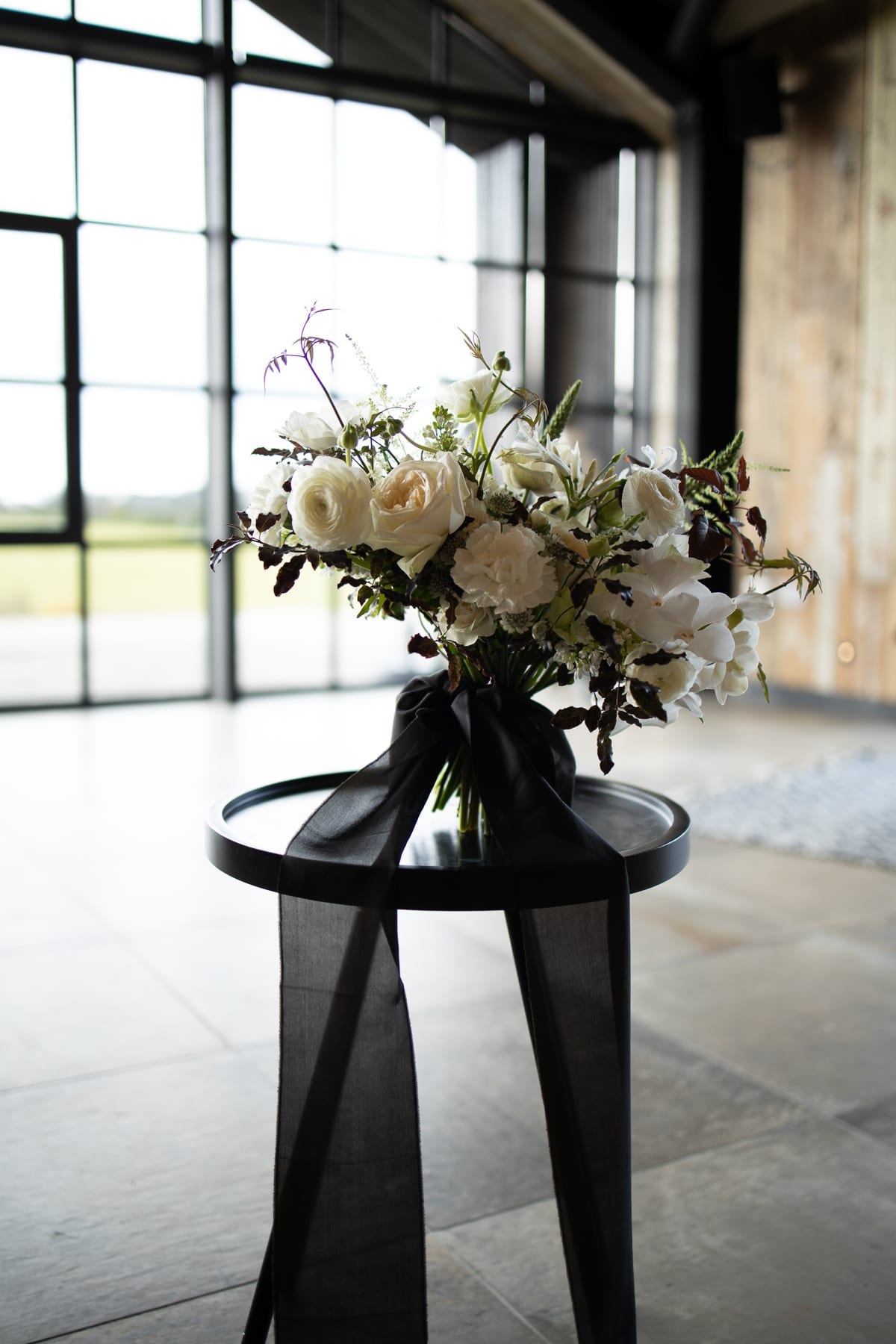 Bridal bouquet display