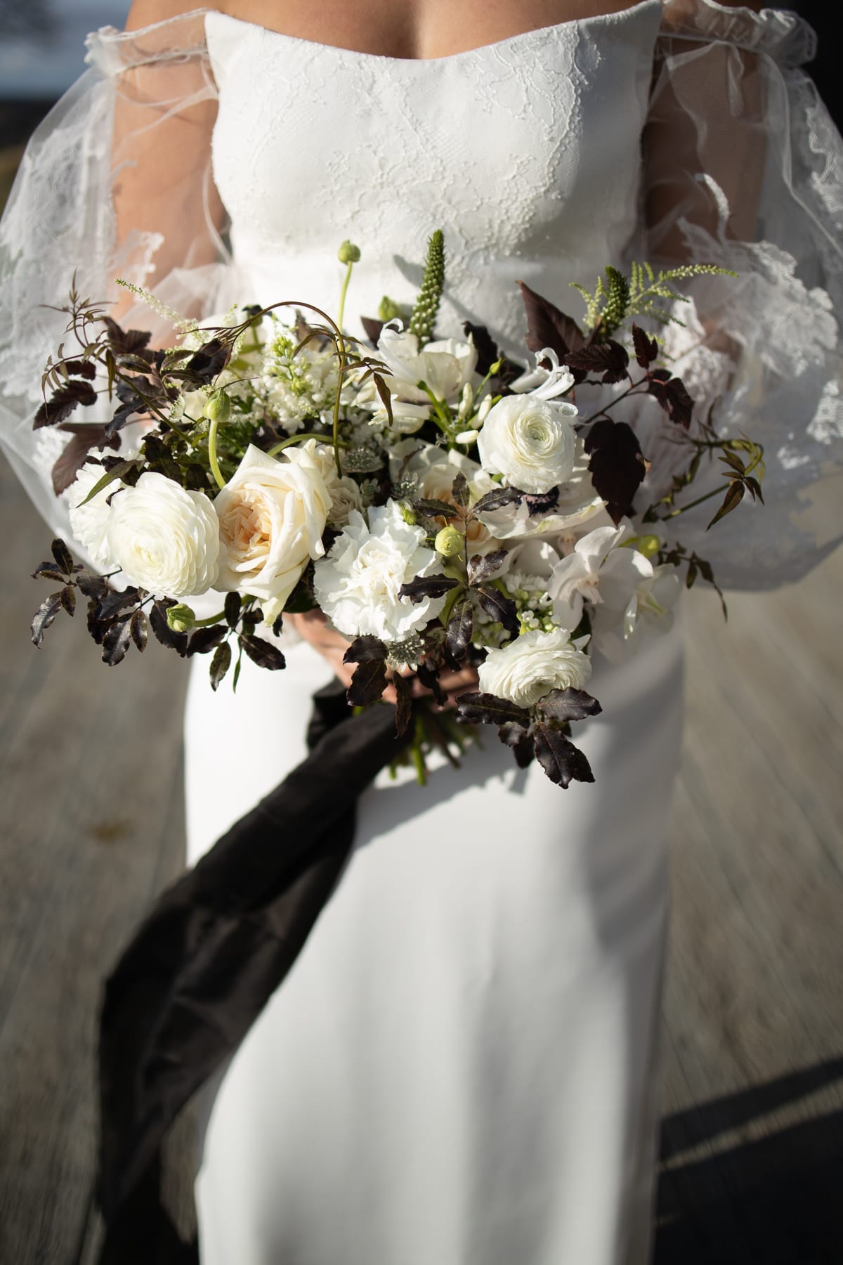 Floral bridal bouquet