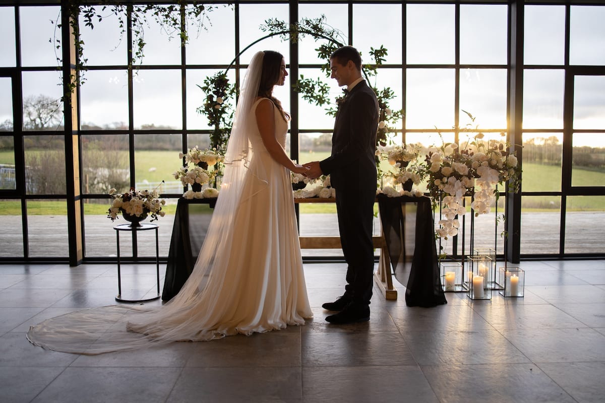 Couple getting married