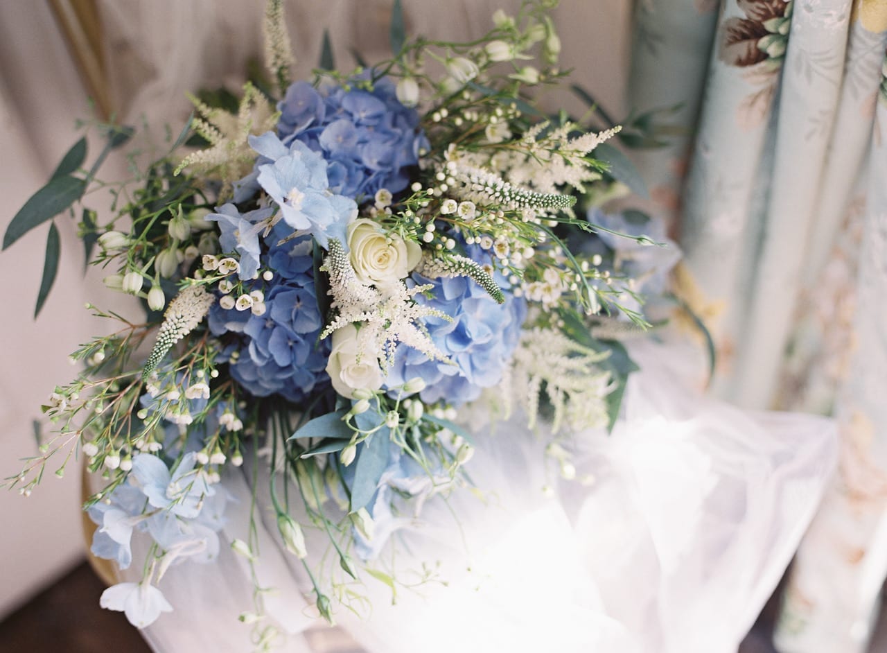 Bridal Bouquet in blue
