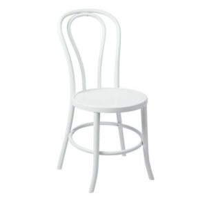 white bentwood Thonet chair