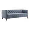 Sienna blue velvet sofa